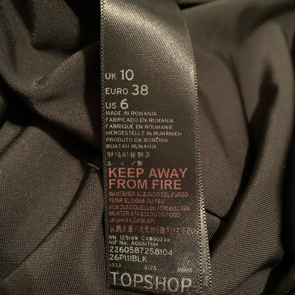 Black Velvet Playsuit w/Lace Back, Deep V-Neck with Collar Neck, Topshop sz 6/sm - Picture 9 of 10